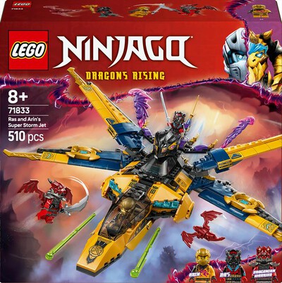 LEGO - NINJAGO Jet Super Storm di Ras e Arin 71833