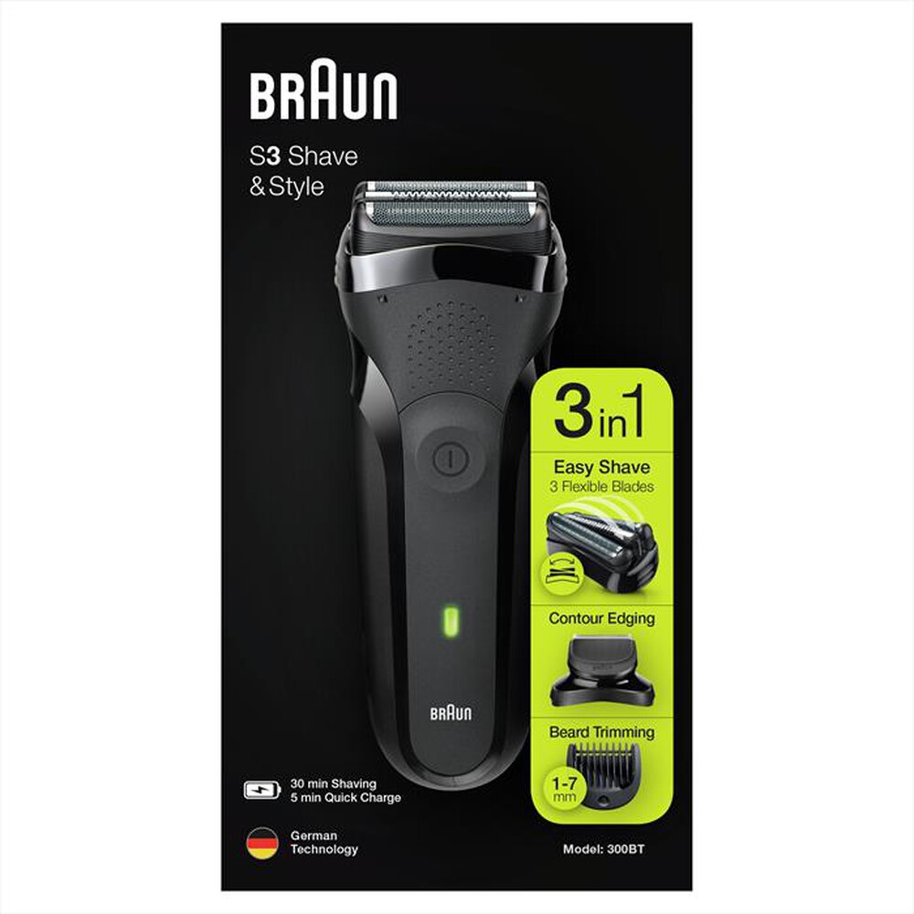 "BRAUN - SERIES 3 300BT-NERO"