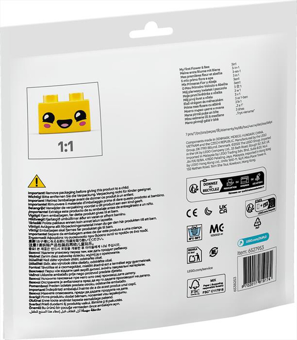 "LEGO - DUPLO Il mio primo fiore e ape - 30686"