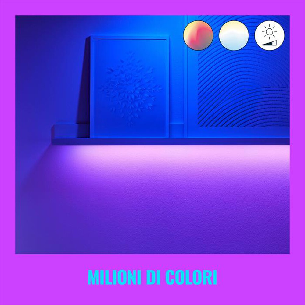"WIZ - COLOR AMBIENCE LIGHTSTRIP 4M-Luce bianca e colorata"