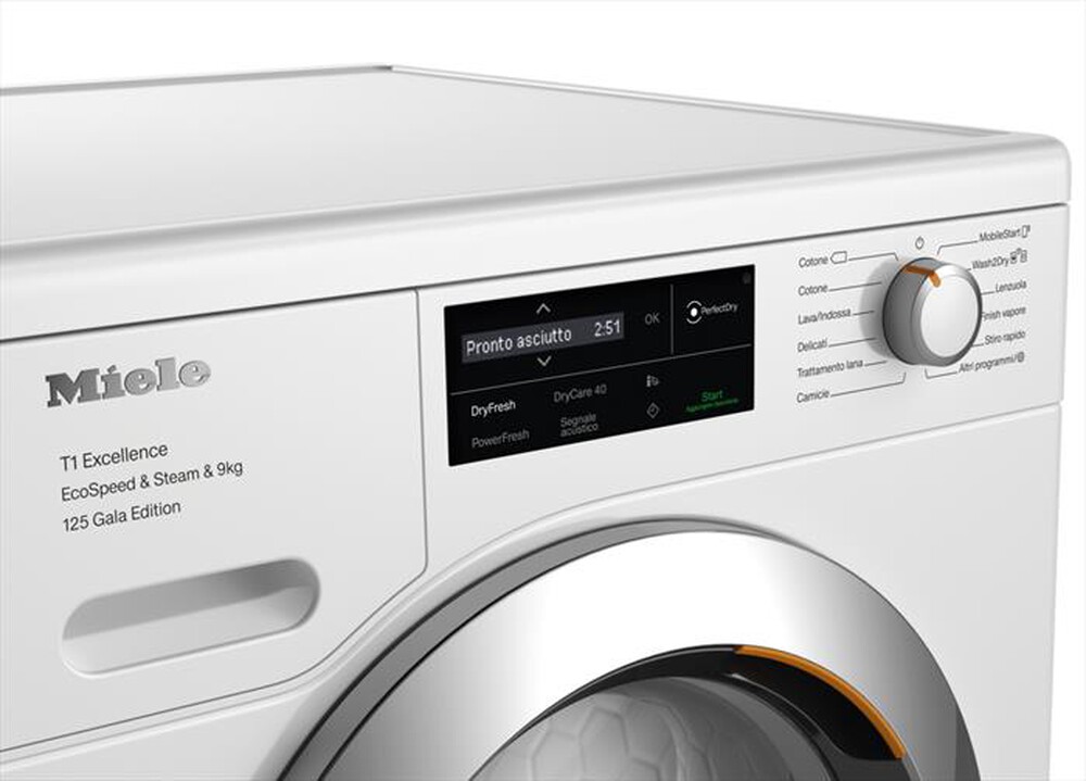 "MIELE - Asciugatrice TEL685 WP 125 GALA EDITION 9 Kg A+++-Bianco"