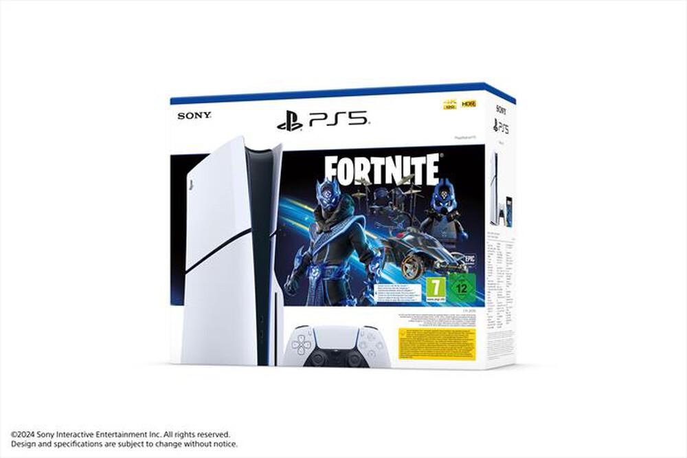 Immagine del prodotto SONY COMPUTER - BUNDLE CONSOLE PS5® - COBALT STAR DI FORTNITE®-white