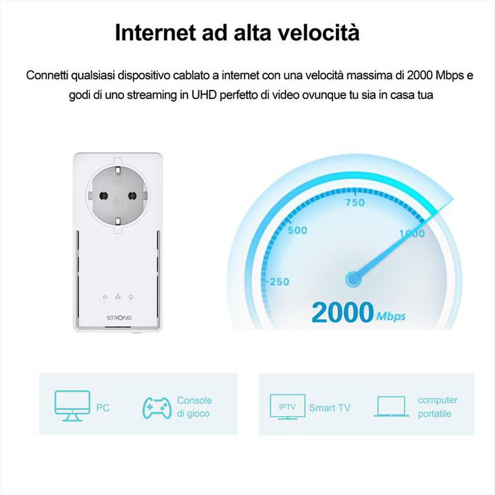 "STRONG - POWERLINE 2000 POWERL2000DUOEU-BIANCO"