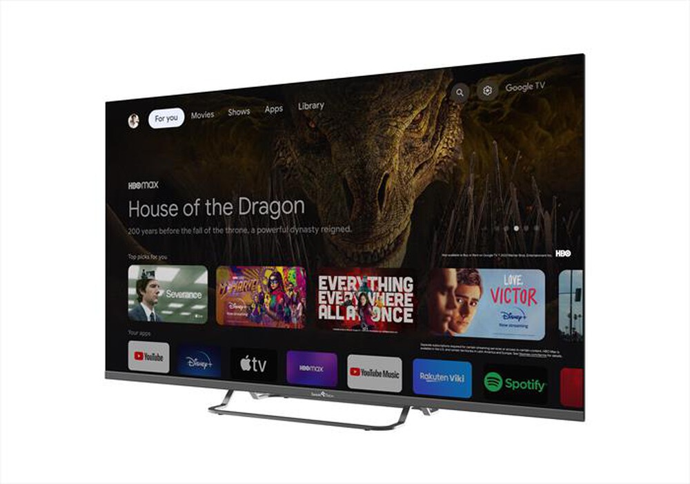 Immagine del prodotto SMART TECH - Smart TV LED UHD 4K 43" 43QG02V-GRIGIO