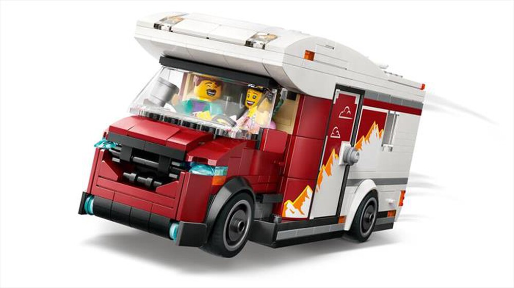 "LEGO - CITY Camper van delle vacanze d’avventura - 60454-Multicolore"