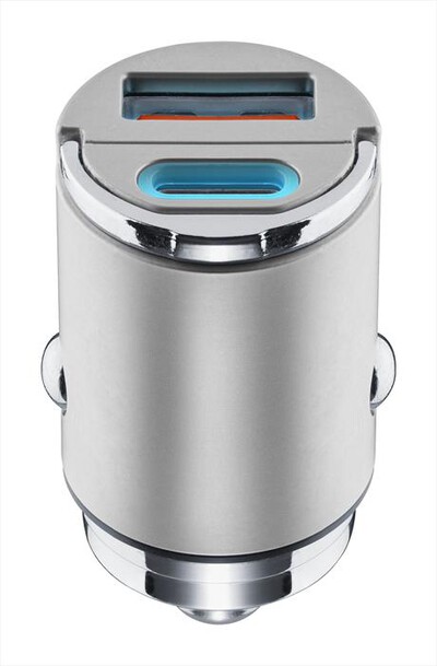 CELLULARLINE - MICRON MULTIPORT CAR CHARGER-Grigio