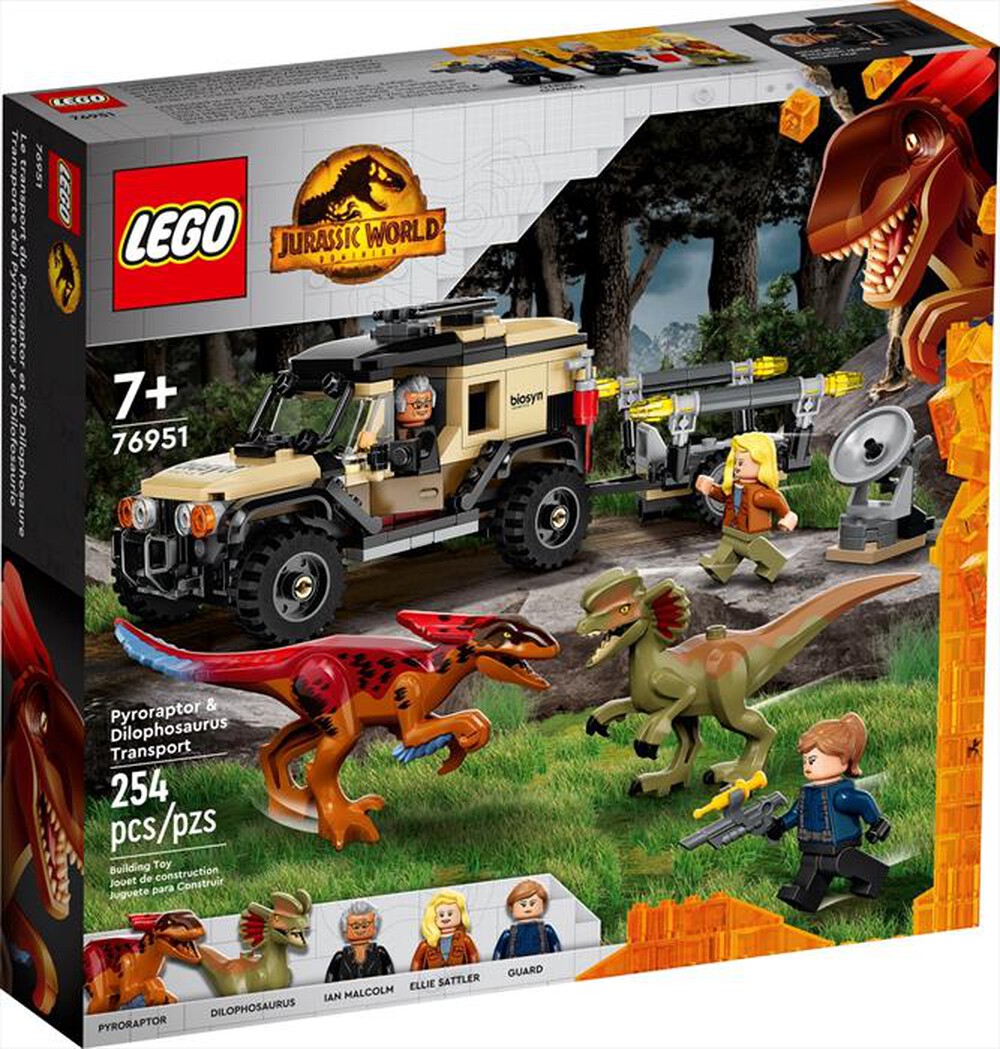 "LEGO - Trasporto del Piroraptor - 76951"