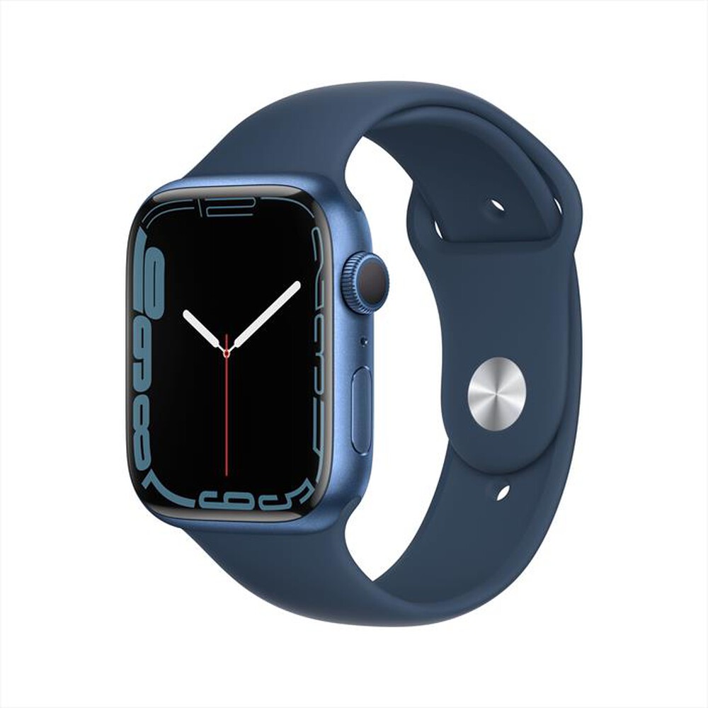 "APPLE - Apple Watch Series 7 GPS 45mm Alluminio-Cinturino Sport Azzurro"