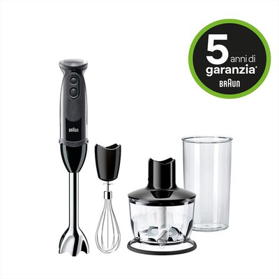 BRAUN - Frullatore ad immersione MQ5235BK VARIO-Nero
