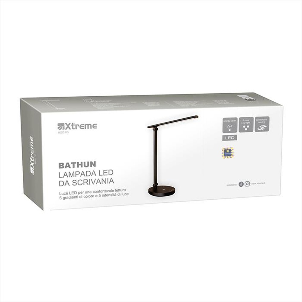 "XTREME - LAMPADA LED DA SCRIVANIA BATHUN-NERO"