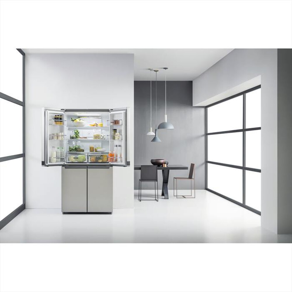 "WHIRLPOOL - Frigorifero 3 e più porte WQ9 B1L Classe F 677lt-Acciaio inossidabile"