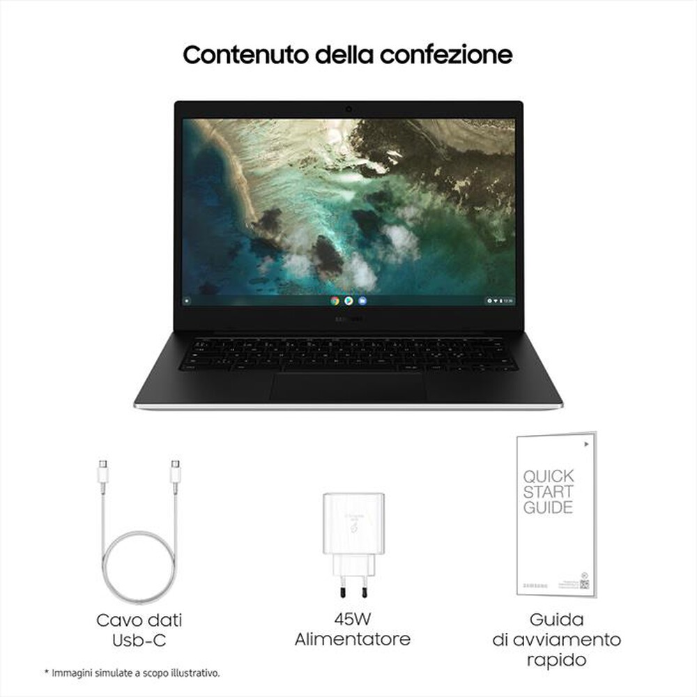 "SAMSUNG - GALAXY CHROMEBOOK GO 14\"-Silver"