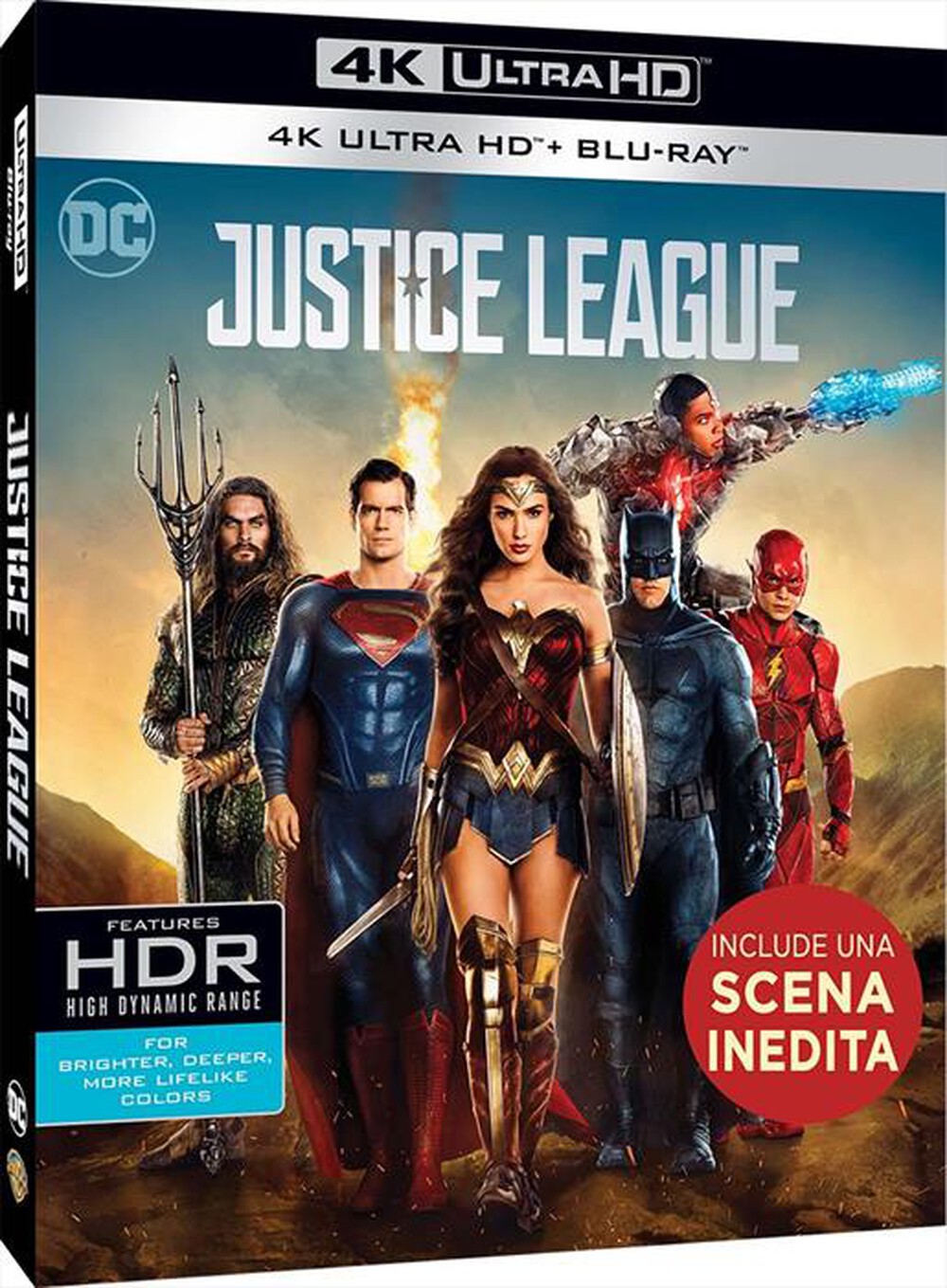 "WARNER HOME VIDEO - Justice League (4K Ultra Hd+Blu Ray) - "