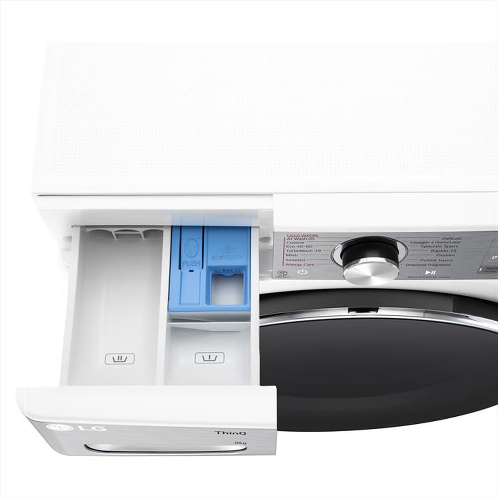 "LG - Lavatrice AI DD R9 F4R9009TPWC 9kg Classe A-Bianca"
