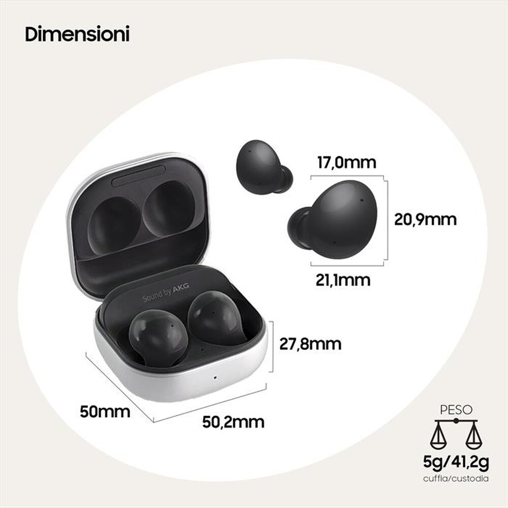 Immagine del prodotto SAMSUNG - GALAXY BUDS2-Graphite