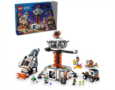 LEGO - CITY Base spaziale e piattaforma di lancio - 60434-Multicolore