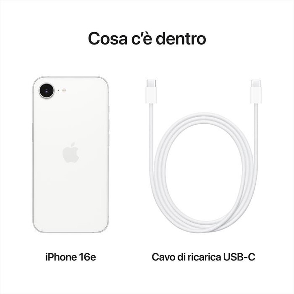 "APPLE - iPhone 16e 128GB-Bianco"