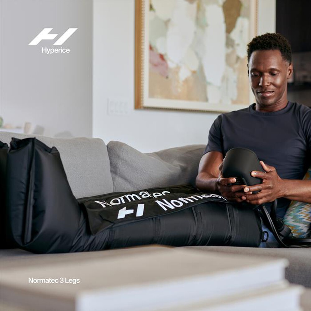 "HYPERICE - Nomatic 3.0 Massaggiatore per gambe a compressione-Nero"