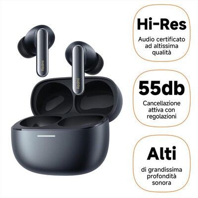 XIAOMI - Auricolare bluetooth REDMI BUDS 6 PRO-Space Black