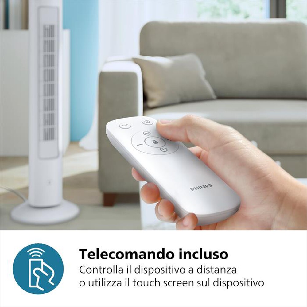 Immagine del prodotto PHILIPS - Ventilatore a torre SERIE 5000 CX5535/00-Bianco