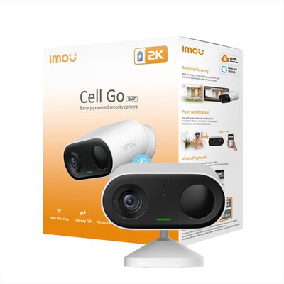 IMOU - Telecamera da interno/esterno CELL GO-BIANCO