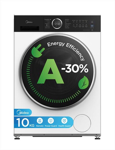 MIDEA - Lavatrice MF205W100BA30/W-IT 10Kg Classe A-Bianco