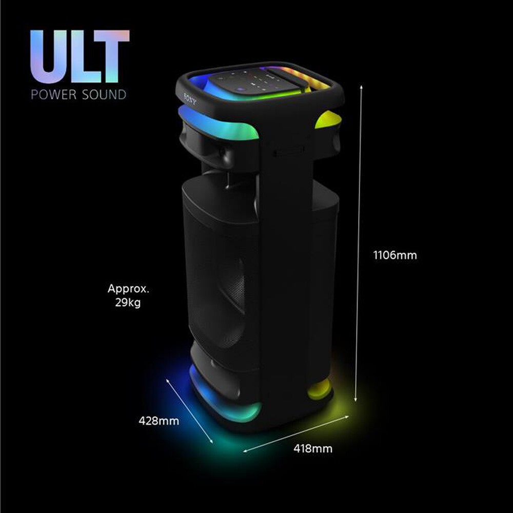 Immagine del prodotto SONY - Altoparlante Bluetooth SRSULT1000.CEL-nero