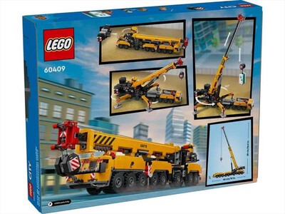 LEGO - GRU DA CANTIERE MOBILE GIALLA - 60409-Multicolore
