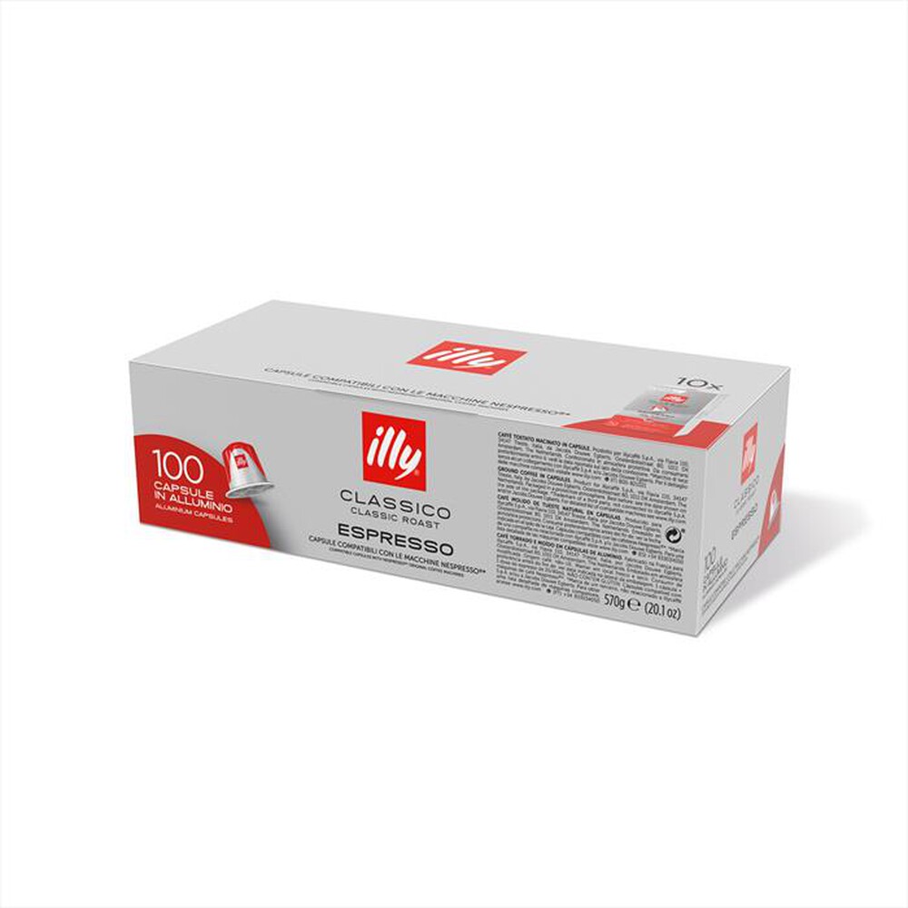 "ILLY - 100 CAPSULE COMPATIBILI NESPRESSO CLASSICO"