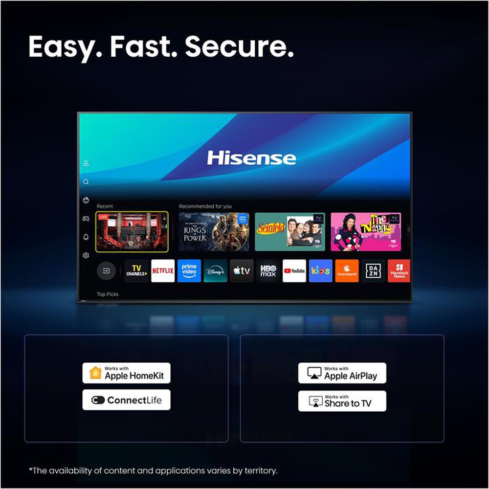 Immagine del prodotto HISENSE - Smart TV QLED FHD 32" 32A59S-NERO