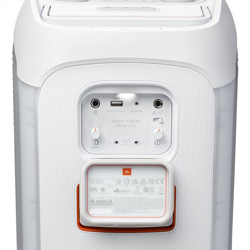 "JBL - PARTYBOX CLUB 120 SENSATION-Bianco"