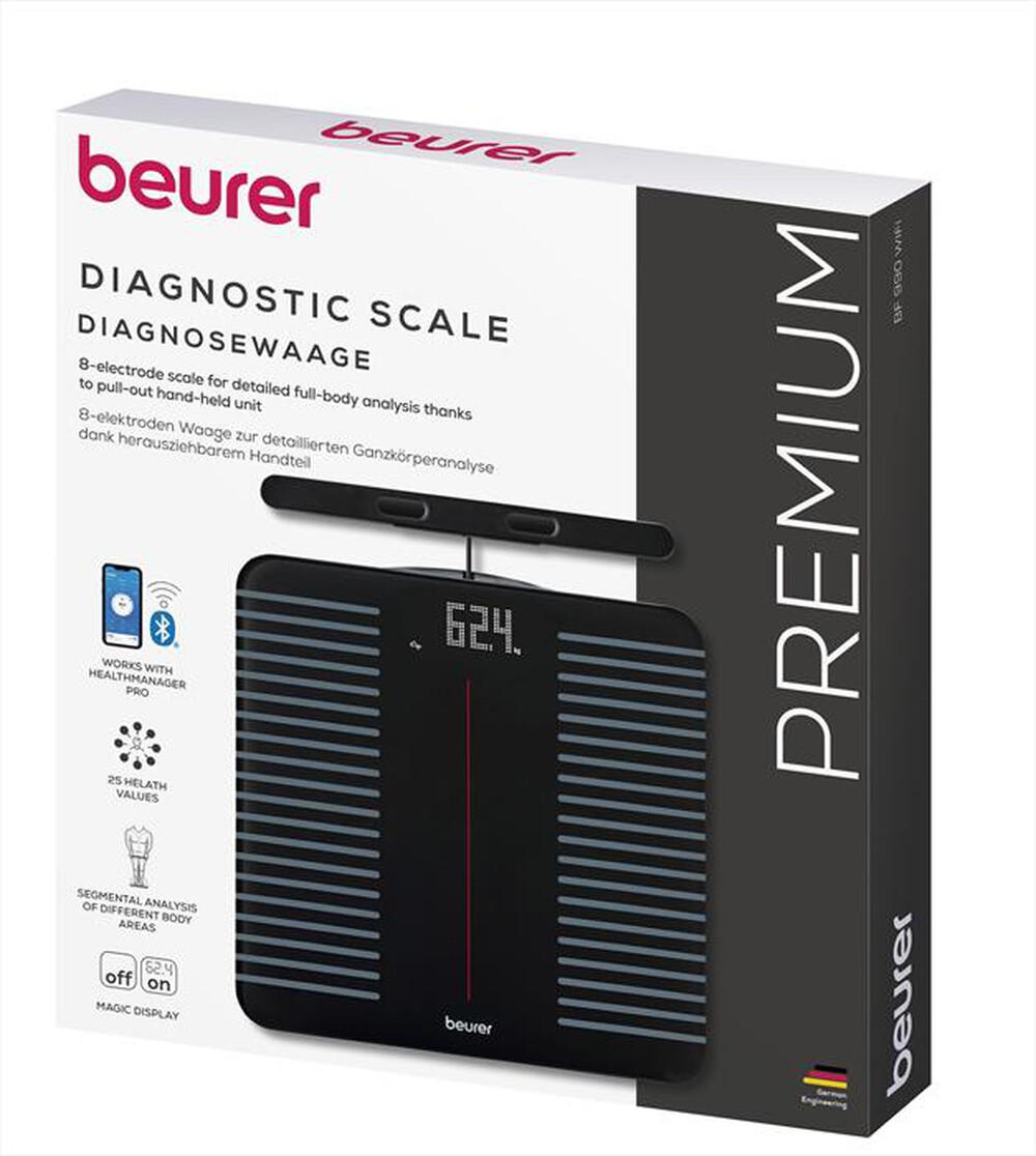 Immagine del prodotto BEURER - Bilancia pesapersone BF 990 WIFI/BLUETOOTH&reg;-Nero