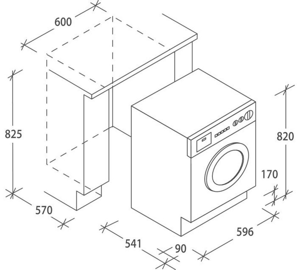 Immagine del prodotto CANDY - Lavatrice incasso CBWO 49TWME-S 9 Kg Classe A
