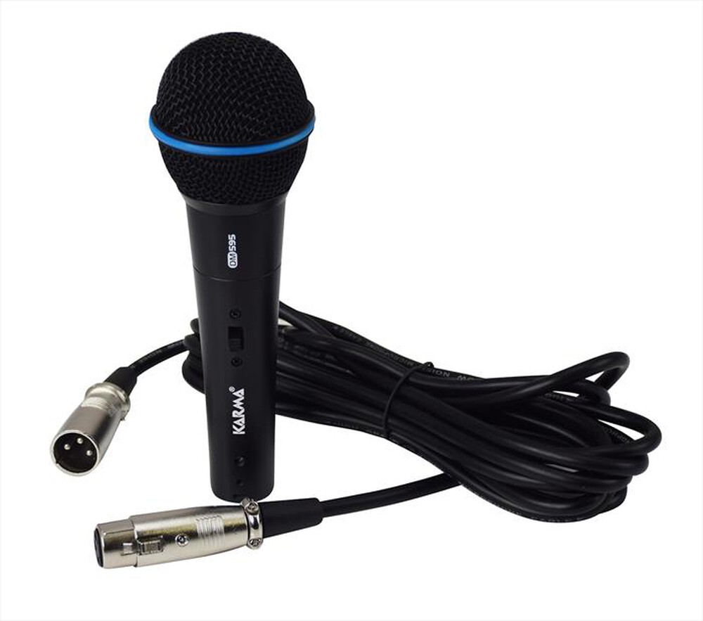 "KARMA - Microfono dinamico DM 595-Nero"