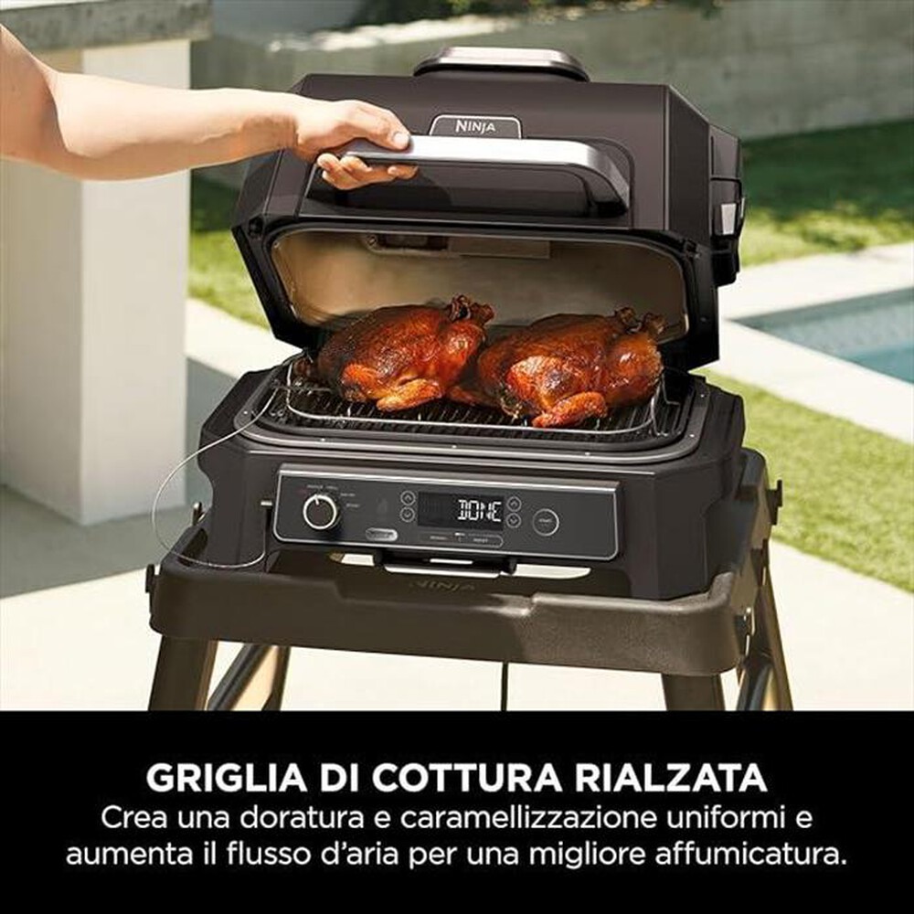 "NINJA - GRIGLIA RASTRELLIERA PER NINJA WOODFIRE XL-Acciaio"