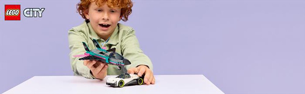 Immagine del prodotto LEGO - CITY Jet contro Auto sportiva - 60489