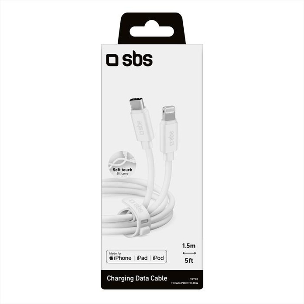 "SBS - Cavo Type-C a Lightning TECABLPOLOTCLIGW-Bianco"