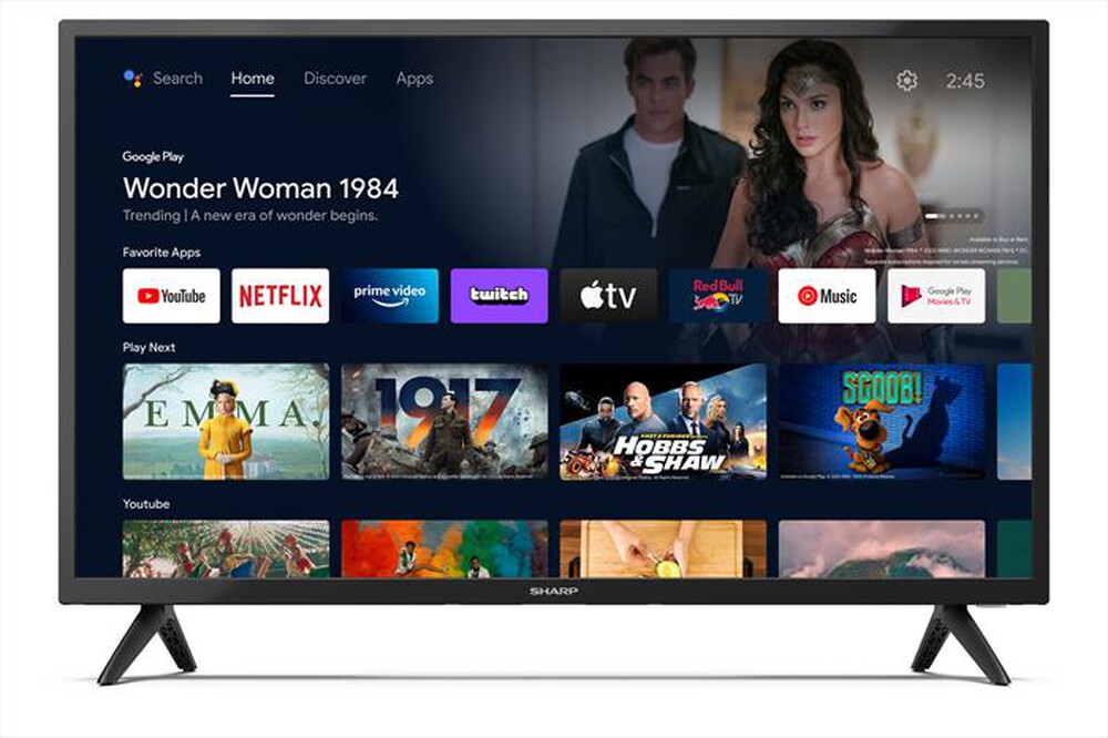 "SHARP - TV LED HD READY 32\" 32FG2EA-Nero"
