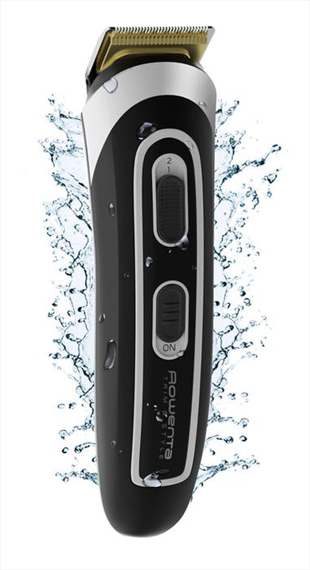 "ROWENTA - TN9140 Trim&Style 13 in1 Regolabarba multifunzione-nero/argento"