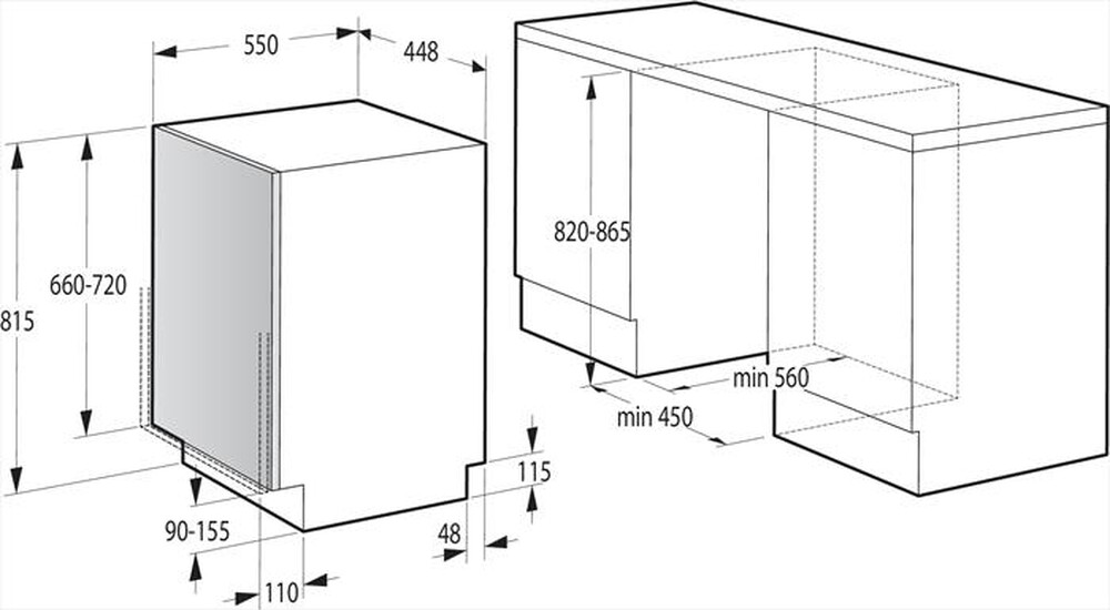 "HISENSE - Lavastoviglie HV523E10 Classe E 10 coperti"