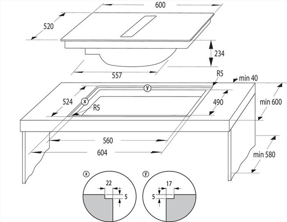 Immagine del prodotto HISENSE - HEH6432BSCWF-Nero