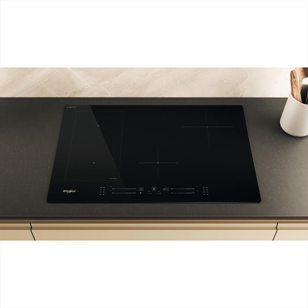"WHIRLPOOL - Piano induzione CLEANPROTECT WL S2177 CPNE 77 cm-Nero"