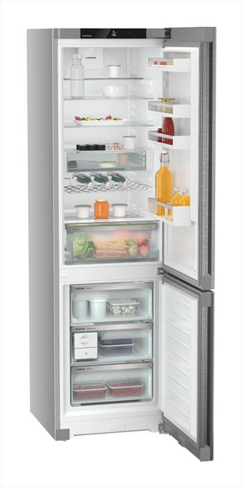 "LIEBHERR - Frigorifero combinato CNSDB 5723-20 Classe B 371lt-Acciaio SmartSteel / Silver"