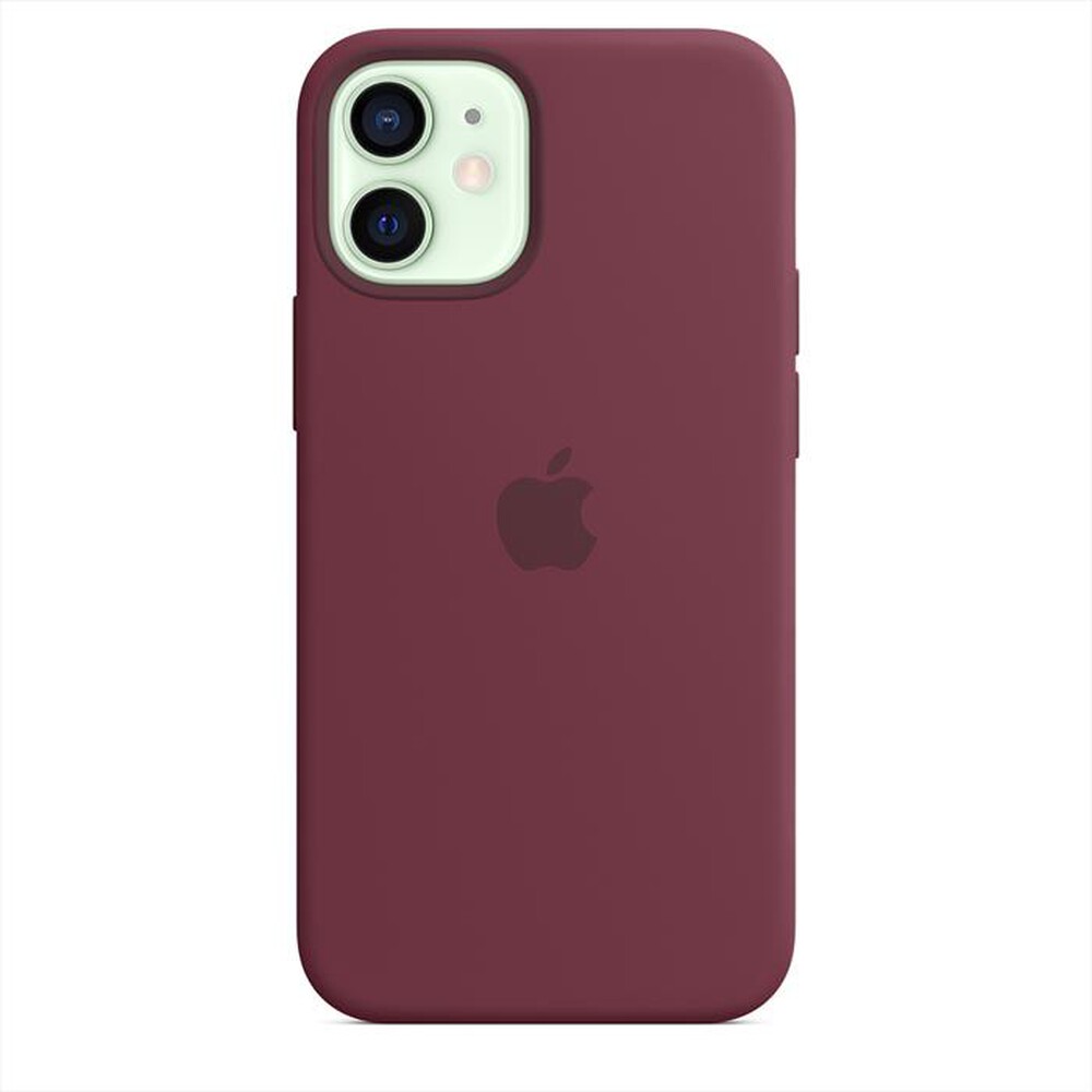 "APPLE - Custodia MagSafe in silicone per iPhone 12 Mini-Prugna"