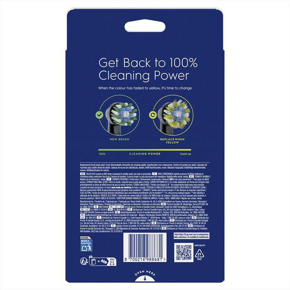 Immagine del prodotto ORAL-B - EB50BRX 10CT CROSSACTION ENG BOX-NERO