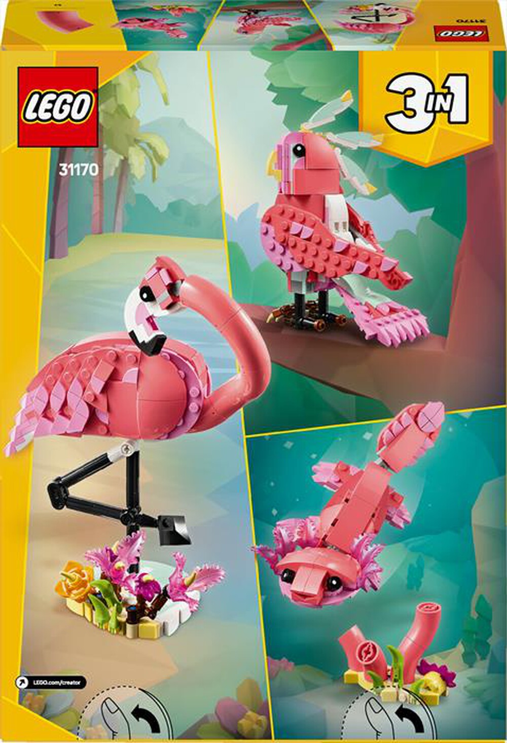 Immagine del prodotto LEGO - CREATOR Animali selvatici: fenicottero rosa 31170