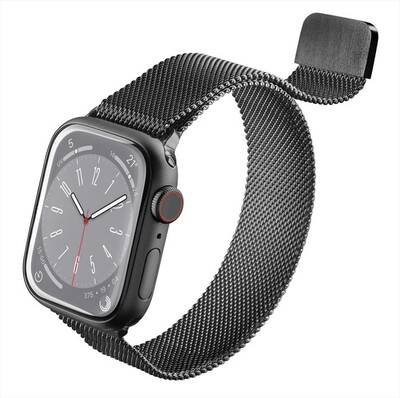 CELLULARLINE - Cinturino acciaio STEELAPPWATCH3840K Apple Watch-Nero,  CELLULARLINE - Cinturino acciaio STEELAPPWATCH3840K Apple Watch-Nero