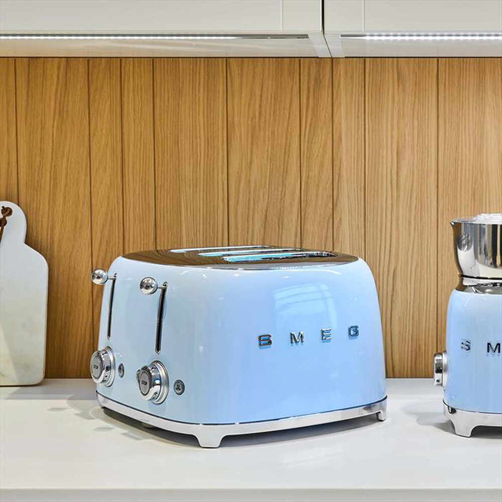 "SMEG - Tostapane 50's Style 4x4 fette – TSF03PBEU-azzurro"