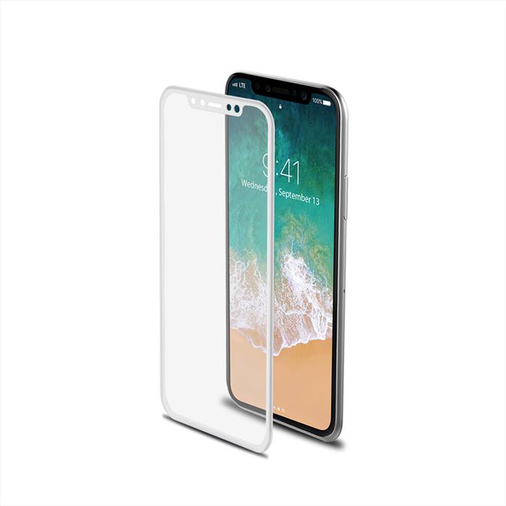 "CELLY - 3DGLASS900WH-Bianco/Vetro"