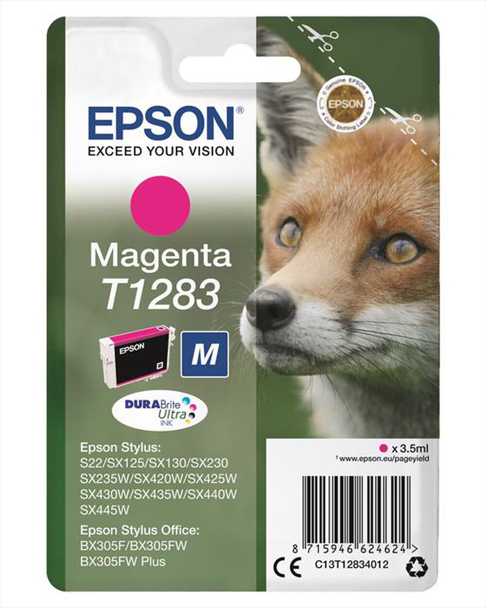 Immagine del prodotto EPSON - C13T12834022-Magenta